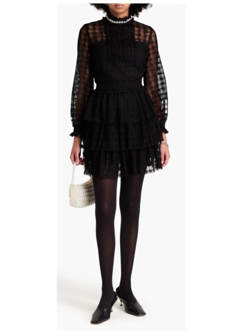 Sandro Louna Lace Dress Size XS Going Out